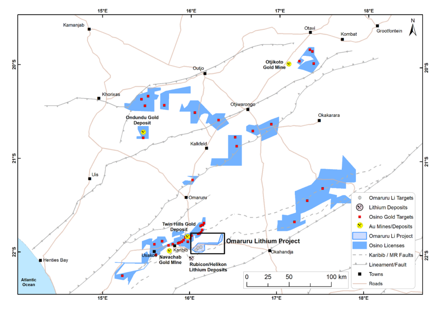 Osino Resources Partner Announces New Lithium Discovery And Phase 1