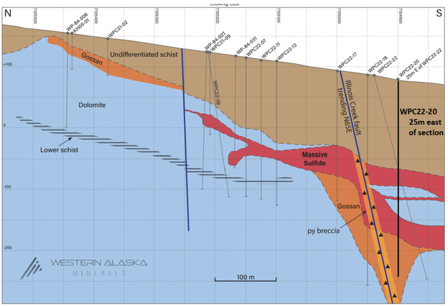 Western Alaska Minerals Announces Two Thick, High-Grade Mineralized Intervals from Waterpump Creek